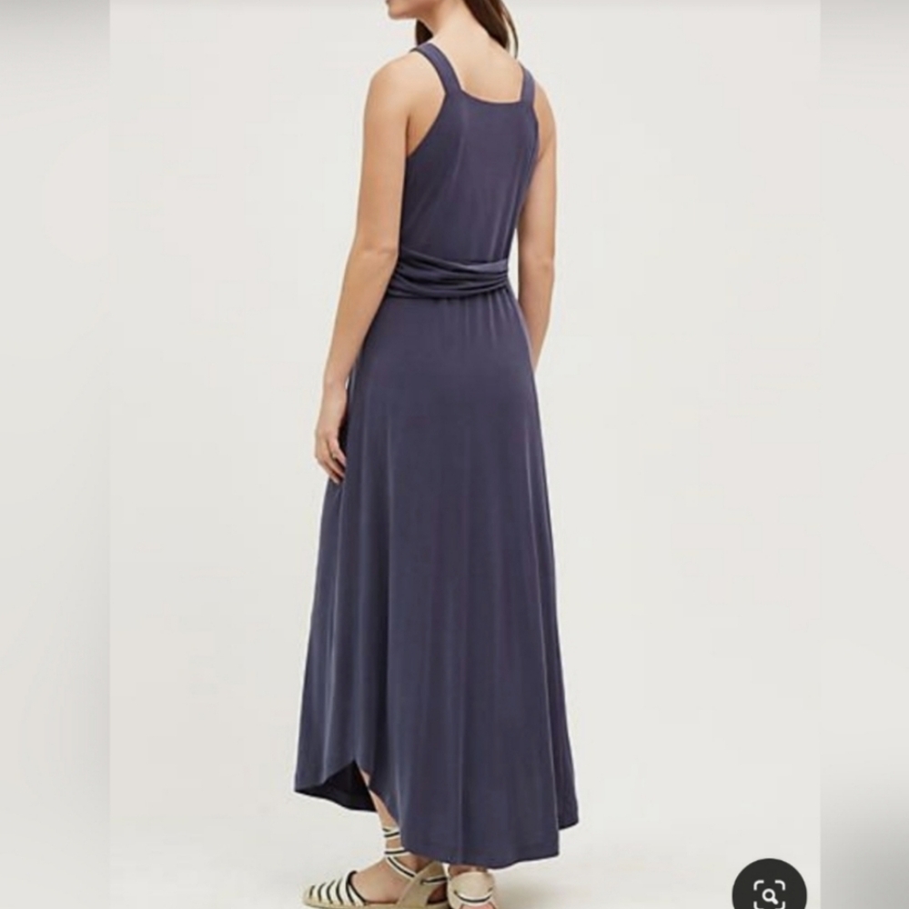 Anthropologie Maeve Azores Jersey Knit Maxi Dress SzL - Picture 2 of 7